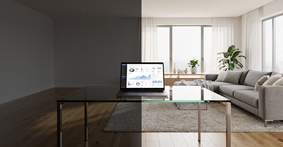 Home Staging IA Rentable en 2026 : ROI Réel, Chiffres et Études de Cas Avant/Après