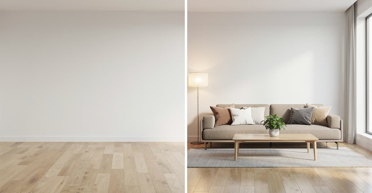 Home Staging Maison Vide : Tarifs 2026, Options et ROI Chiffré pour Vendre Mieux