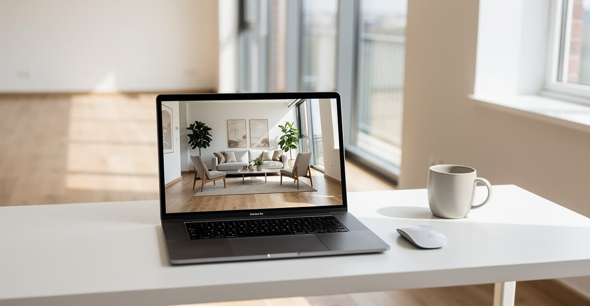 Logiciel home staging gratuit : créer un visuel vendeur à partir d’une photo vide