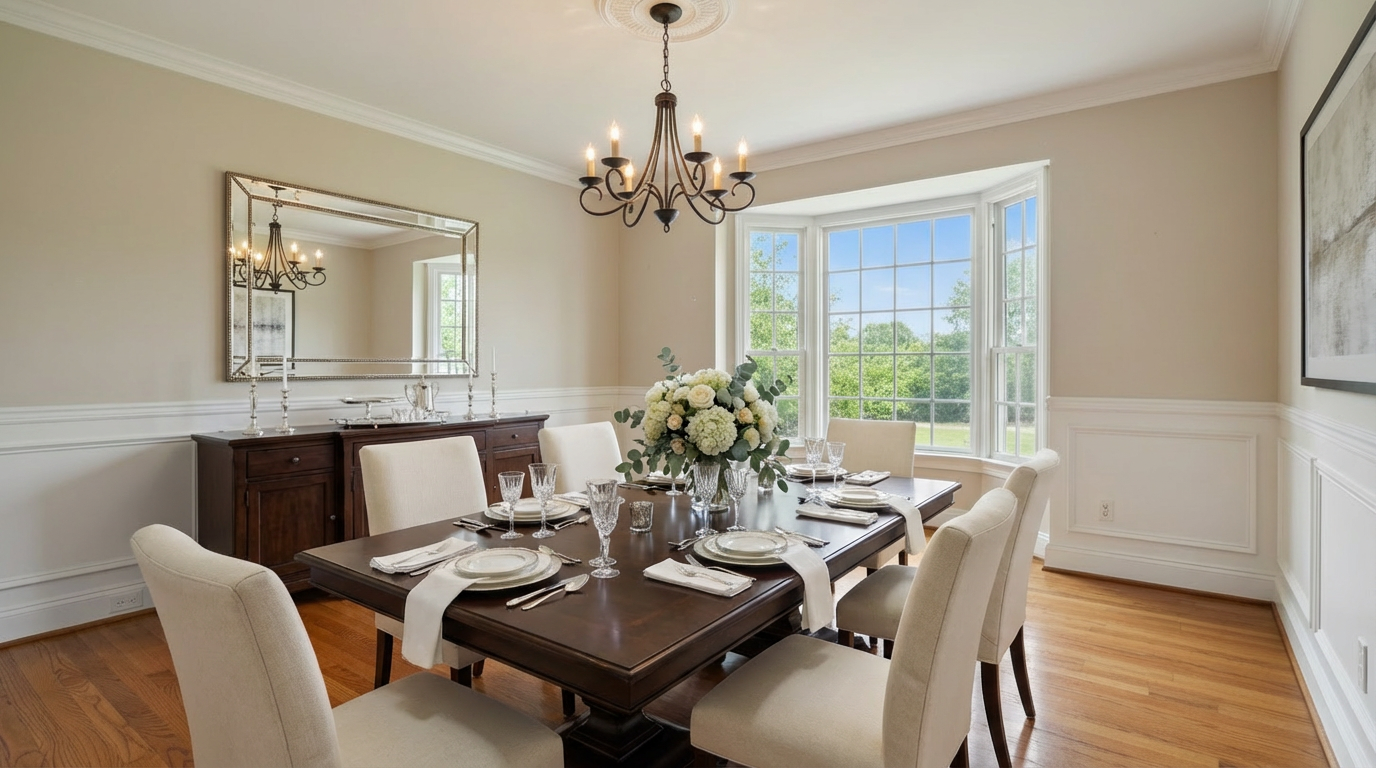 White SUV on scenic mountain road after AI enhancement